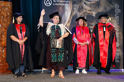 Photo from the TWoA Tainui 2025 Graduations (Ceremony 3 @ 10am) held at Claudelands Event Centre in Hamilton, Waikato, New Zealand on Wednesday, 30 April, 2025. Photography by Mike Walen / KeyImagery Photography. Copyright: © 2025 Te Wānanga o Aotearoa.
