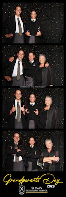 Booth photo from the 2023 Grandparents' Day held at St Paul's Collegiate, Hamilton, New Zealand on Thursday, 23 March, 2023. Photography: InstaBooth / KeyImagery Photography. Copyright: © St Paul's Collegiate.