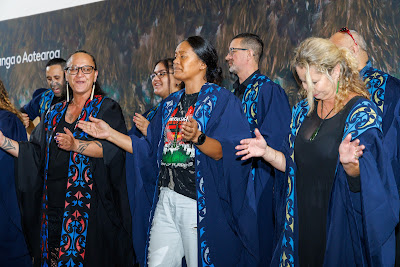 Photo from the TWoA Waiariki 2023 Graduations (Whakatāne), held at the Baptist Church, WHakatāne, Bay of Plenty, New Zealand on Wednesday, 17 May, 2023. Photo: Mike Walen / KeyImagery Photography. Copyright: © Te Wānanga o Aotearoa.