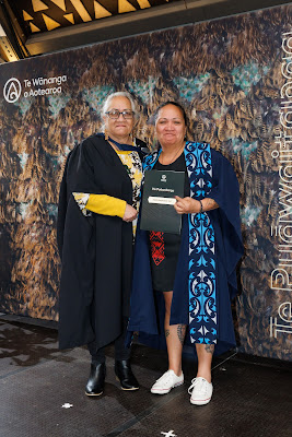 Photo from the TWoA Waiariki 2023 Graduations (Waiwhero), held at Te Puia, Rotorua, Bay of Plenty, New Zealand on Friday, 12 May, 2023. Photo: Mike Walen / KeyImagery Photography. Copyright: © Te Wānanga o Aotearoa.