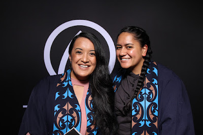 Photo from the TWoA Tainui 2018 Graduations (Ceremony 1),  held at Hamilton Boys' High School, Hamilton, New Zealand. Taken: Thursday 19 April 2018. Photo: InstaBooth by KeyImagery. Copyright: © Te Wananga o Aotearoa.