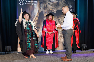 Photo from the TWoA Tainui 2025 Graduations (Ceremony 3 @ 10am) held at Claudelands Event Centre in Hamilton, Waikato, New Zealand on Wednesday, 30 April, 2025. Photography by Mike Walen / KeyImagery Photography. Copyright: © 2025 Te Wānanga o Aotearoa.