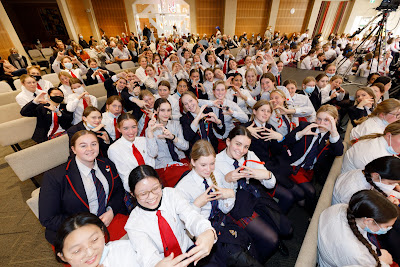 Photo from Waikato Diocesan House Singing 2022, held at Waikato Diocesan, Hamilton, New Zealand on Friday, 2 July, 2022. Photo: Mike Walen / KeyImagery Photography. Copyright: © Waikato Diocesan School for Girls.