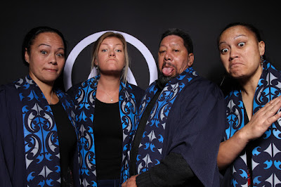 Photo from the TWoA Tainui 2018 Graduations (Ceremony 1),  held at Hamilton Boys' High School, Hamilton, New Zealand. Taken: Thursday 19 April 2018. Photo: InstaBooth by KeyImagery. Copyright: © Te Wananga o Aotearoa.
