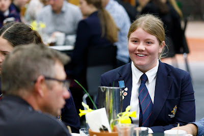Photo from the 2021 Father/Daughter Breakfast held in the Nancy Light Hall at Waikato Diocesan in Hamilton, Waikato, New Zealand. Taken: Friday, 13 August 2021. Photography: Mike Walen / KeyImagery Photography. Copyright: © Waikato Diocesan School for Girls.