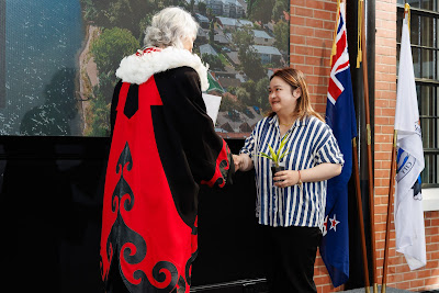 Photo from the HCC NZ Citizenship Ceremony (Morning) held in The Atrium, Wintec/Te Pukenga, Hamilton, Waikato, New Zealand at 10:00am on Monday, 12 February, 2024. Photo: Mike Walen / KeyImagery Photography. Copyright: © Hamilton City Council.