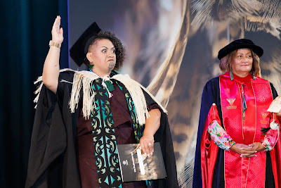 Photo from the TWoA Tainui 2025 Graduations (Ceremony 3 @ 10am) held at Claudelands Event Centre in Hamilton, Waikato, New Zealand on Wednesday, 30 April, 2025. Photography by Mike Walen / KeyImagery Photography. Copyright: © 2025 Te Wānanga o Aotearoa.