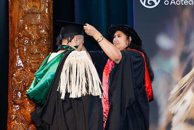 Photo from the TWoA Tainui 2025 Graduations (Ceremony 3 @ 10am) held at Claudelands Event Centre in Hamilton, Waikato, New Zealand on Wednesday, 30 April, 2025. Photography by Mike Walen / KeyImagery Photography. Copyright: © 2025 Te Wānanga o Aotearoa.