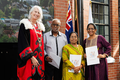 Photo from the HCC NZ Citizenship Ceremony (Morning) held in The Atrium, Wintec/Te Pukenga, Hamilton, Waikato, New Zealand at 10:00am on Monday, 12 February, 2024. Photo: Mike Walen / KeyImagery Photography. Copyright: © Hamilton City Council.