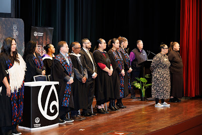 Photo from the TWoA Tāmaki Makaurau 2023 Graduations (Ceremony 4 @ 10am), held at the Due Drop Events Centre, Manukau, Auckland, New Zealand on Thursday, 8 June, 2023. Photo: Mike Walen / KeyImagery Photography. Copyright: © Te Wānanga o Aotearoa.