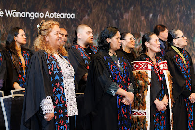 Photo from the TWoA Tāmaki Makaurau 2023 Graduations (Ceremony 4 @ 10am), held at the Due Drop Events Centre, Manukau, Auckland, New Zealand on Thursday, 8 June, 2023. Photo: Mike Walen / KeyImagery Photography. Copyright: © Te Wānanga o Aotearoa.
