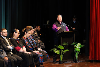 Photo from the TWoA Tāmaki Makaurau 2023 Graduations (Ceremony 4 @ 10am), held at the Due Drop Events Centre, Manukau, Auckland, New Zealand on Thursday, 8 June, 2023. Photo: Mike Walen / KeyImagery Photography. Copyright: © Te Wānanga o Aotearoa.