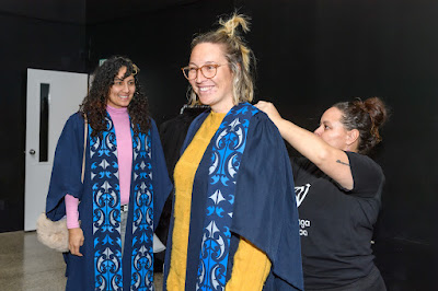 Photo from the TWoA Tāmaki Makaurau 2024 Graduations (Ceremony 3 @ 2pm), held at Church Unlimited, Glendene, Auckland, New Zealand on Tuesday, 25 June, 2024. Photo: Alick Saunders for KeyImagery Photography. Copyright: © Te Wānanga o Aotearoa.