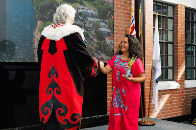 Photo from the HCC NZ Citizenship Ceremony (Morning) held in The Atrium, Wintec/Te Pukenga, Hamilton, Waikato, New Zealand at 10:00am on Monday, 12 February, 2024. Photo: Mike Walen / KeyImagery Photography. Copyright: © Hamilton City Council.