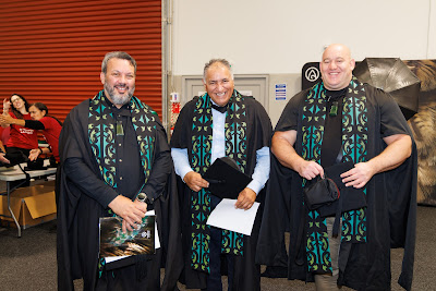 Photo from the TWoA Tainui 2025 Graduations (Ceremony 3 @ 10am) held at Claudelands Event Centre in Hamilton, Waikato, New Zealand on Wednesday, 30 April, 2025. Photography by Mike Walen / KeyImagery Photography. Copyright: © 2025 Te Wānanga o Aotearoa.