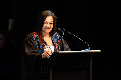 Photo from the TWoA Tāmaki Makaurau 2023 Graduations (Ceremony 4 @ 10am), held at the Due Drop Events Centre, Manukau, Auckland, New Zealand on Thursday, 8 June, 2023. Photo: Mike Walen / KeyImagery Photography. Copyright: © Te Wānanga o Aotearoa.