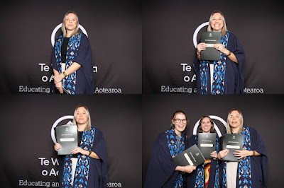 Photo from the TWoA Tāmaki Makaurau 2023 Graduations (Ceremony 5 @ 3pm), held at the Due Drop Events Centre, Manukau, Auckland, New Zealand on Thursday, 8 June, 2023. Photo: InstaBooth by KeyImagery Photography. Copyright: © Te Wānanga o Aotearoa.