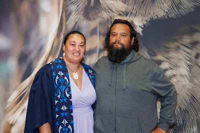 Photo from the TWoA Te Tai Tokerau (Kaitaia) 2025 Graduation held at Te Kura Kaupapa Maori o Pukemiro in Kaitaia, Northland, New Zealand on Monday, 14 April, 2025. Photo by Mike Walen / KeyImagery Photography. Copyright: © 2025 Te Wānanga o Aotearoa.
