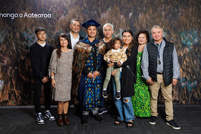 Photo from the TWoA Tainui 2022 Graduations (Mangakotukutuku), held at the Mangakotukutuku Campus, Hamilton, Waikato, New Zealand. Taken: Friday 9 September, 2022. Photo: Mike Walen / KeyImagery Photography. Copyright: © Te Wananga o Aotearoa.