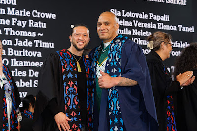 Photo from the TWoA Tāmaki Makaurau 2024 Graduations (Ceremony 4 @ 7pm), held at Church Unlimited, Glendene, Auckland, New Zealand on Tuesday, 25 June, 2024. Photo: Mike Walen / KeyImagery Photography. Copyright: © Te Wānanga o Aotearoa.