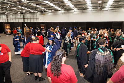 Photo from the TWoA Tainui 2025 Graduations (Ceremony 3 @ 10am) held at Claudelands Event Centre in Hamilton, Waikato, New Zealand on Wednesday, 30 April, 2025. Photography by Mike Walen / KeyImagery Photography. Copyright: © 2025 Te Wānanga o Aotearoa.