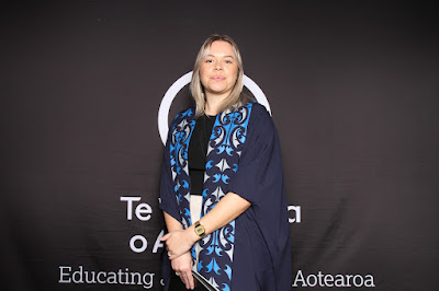 Photo from the TWoA Tāmaki Makaurau 2023 Graduations (Ceremony 5 @ 3pm), held at the Due Drop Events Centre, Manukau, Auckland, New Zealand on Thursday, 8 June, 2023. Photo: InstaBooth by KeyImagery Photography. Copyright: © Te Wānanga o Aotearoa.