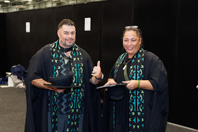Photo from the TWoA Tainui 2025 Graduations (Ceremony 3 @ 10am) held at Claudelands Event Centre in Hamilton, Waikato, New Zealand on Wednesday, 30 April, 2025. Photography by Mike Walen / KeyImagery Photography. Copyright: © 2025 Te Wānanga o Aotearoa.