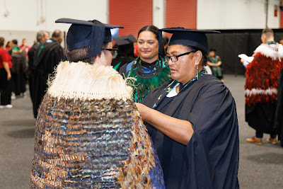 Photo from the TWoA Tainui 2025 Graduations (Ceremony 3 @ 10am) held at Claudelands Event Centre in Hamilton, Waikato, New Zealand on Wednesday, 30 April, 2025. Photography by Mike Walen / KeyImagery Photography. Copyright: © 2025 Te Wānanga o Aotearoa.