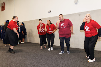 Photo from the TWoA Tainui 2025 Graduations (Ceremony 3 @ 10am) held at Claudelands Event Centre in Hamilton, Waikato, New Zealand on Wednesday, 30 April, 2025. Photography by Mike Walen / KeyImagery Photography. Copyright: © 2025 Te Wānanga o Aotearoa.