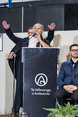 Photo from the TWoA Te Tai Tokerau (Whangarei) 2025 Graduation held at McKay Stadium in Whangarei, Northland, New Zealand on Thursday, 10 July, 2025. Photo by Alick Saunders for KeyImagery Photography. Copyright: © 2025 Te Wānanga o Aotearoa.