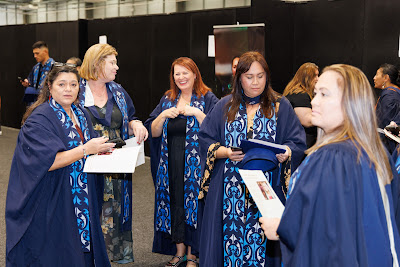 Photo from the TWoA Tainui 2025 Graduations (Ceremony 3 @ 10am) held at Claudelands Event Centre in Hamilton, Waikato, New Zealand on Wednesday, 30 April, 2025. Photography by Mike Walen / KeyImagery Photography. Copyright: © 2025 Te Wānanga o Aotearoa.