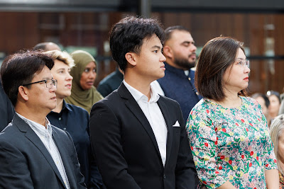 Photo from the HCC NZ Citizenship Ceremony 1 (Morning) held at The Atrium, Wintec/Te Pukenga, Hamilton, Waikato, New Zealand at 10:00am on Monday, 15 April, 2024. Photo: Mike Walen / KeyImagery Photography. Copyright: © Hamilton City Council.