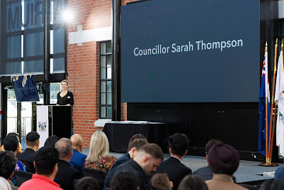 Photo from the HCC NZ Citizenship Ceremony 1 (Morning) held at The Atrium, Wintec/Te Pukenga, Hamilton, Waikato, New Zealand at 10:00am on Monday, 15 April, 2024. Photo: Mike Walen / KeyImagery Photography. Copyright: © Hamilton City Council.