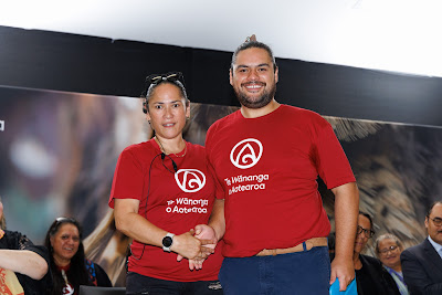 Photo from the TWoA Te Tai Tokerau (Kaitaia) 2025 Graduation held at Te Kura Kaupapa Maori o Pukemiro in Kaitaia, Northland, New Zealand on Monday, 14 April, 2025. Photo by Mike Walen / KeyImagery Photography. Copyright: © 2025 Te Wānanga o Aotearoa.