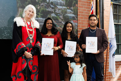 Photo from the HCC NZ Citizenship Ceremony (Morning) held in The Atrium, Wintec/Te Pukenga, Hamilton, Waikato, New Zealand at 10:00am on Monday, 12 February, 2024. Photo: Mike Walen / KeyImagery Photography. Copyright: © Hamilton City Council.
