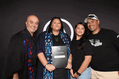 Photo from the TWoA Tāmaki Makaurau 2023 Graduations (Ceremony 5 @ 3pm), held at the Due Drop Events Centre, Manukau, Auckland, New Zealand on Thursday, 8 June, 2023. Photo: InstaBooth by KeyImagery Photography. Copyright: © Te Wānanga o Aotearoa.