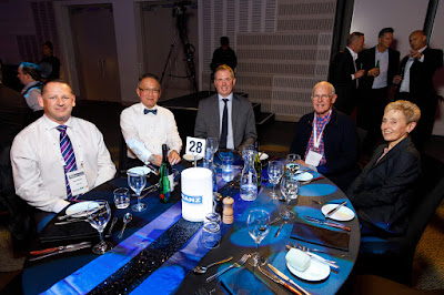 Photo from the Gala Dinner on Day 2 of the HIANZ Conference & Trade Show 2019 held at the Claudelands Events Centre, Hamilton, New Zealand. Taken: Thursday, 4 July 2019. Photography: Mike Walen / KeyImagery Photography. Copyright: © HIANZ.