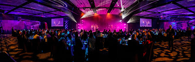 Photo from the Gala Dinner on Day 2 of the HIANZ Conference & Trade Show 2019 held at the Claudelands Events Centre, Hamilton, New Zealand. Taken: Thursday, 4 July 2019. Photography: Mike Walen / KeyImagery Photography. Copyright: © HIANZ.