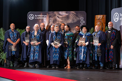 Photo from the TWoA Whirikoka 2024 Graduation (Gisborne), held at the War Memorial Theatre, Gisborne, East Coast, New Zealand on Wednesday, 16 April, 2025. Photo by Alick Saunders for KeyImagery Photography. Copyright: © 2025 Te Wānanga o Aotearoa.
