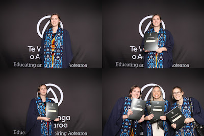 Photo from the TWoA Tāmaki Makaurau 2023 Graduations (Ceremony 5 @ 3pm), held at the Due Drop Events Centre, Manukau, Auckland, New Zealand on Thursday, 8 June, 2023. Photo: InstaBooth by KeyImagery Photography. Copyright: © Te Wānanga o Aotearoa.