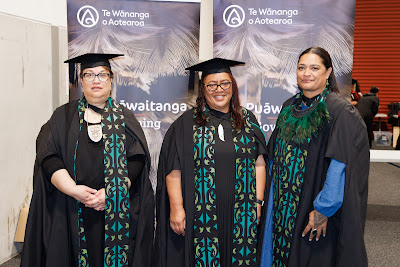 Photo from the TWoA Tainui 2025 Graduations (Ceremony 3 @ 10am) held at Claudelands Event Centre in Hamilton, Waikato, New Zealand on Wednesday, 30 April, 2025. Photography by Mike Walen / KeyImagery Photography. Copyright: © 2025 Te Wānanga o Aotearoa.