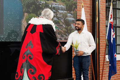 Photo from the HCC NZ Citizenship Ceremony 1 (Morning) held at The Atrium, Wintec/Te Pukenga, Hamilton, Waikato, New Zealand at 10:00am on Monday, 11 March, 2024. Photo: Mike Walen / KeyImagery Photography. Copyright: © Hamilton City Council.