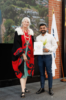 Photo from the HCC NZ Citizenship Ceremony 1 (Morning) held at The Atrium, Wintec/Te Pukenga, Hamilton, Waikato, New Zealand at 10:00am on Monday, 11 March, 2024. Photo: Mike Walen / KeyImagery Photography. Copyright: © Hamilton City Council.
