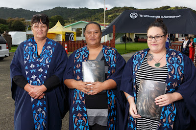 Photo from the TWoA Waiariki 2017 Graduations (Opotiki),  held at Torere Marae, Opotiki, New Zealand. Taken: Saturday 20 May 2017. Photo: Mike Walen / KeyImagery Photography