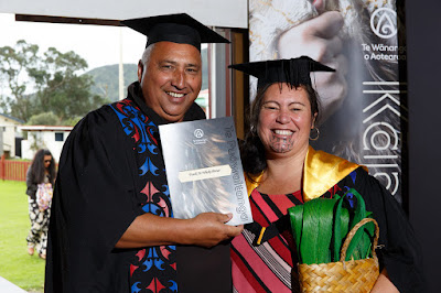 Photo from the TWoA Waiariki 2017 Graduations (Opotiki),  held at Torere Marae, Opotiki, New Zealand. Taken: Saturday 20 May 2017. Photo: Mike Walen / KeyImagery Photography