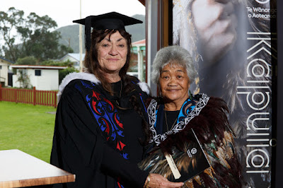 Photo from the TWoA Waiariki 2017 Graduations (Opotiki),  held at Torere Marae, Opotiki, New Zealand. Taken: Saturday 20 May 2017. Photo: Mike Walen / KeyImagery Photography