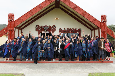 Photo from the TWoA Waiariki 2017 Graduations (Opotiki),  held at Torere Marae, Opotiki, New Zealand. Taken: Saturday 20 May 2017. Photo: Mike Walen / KeyImagery Photography