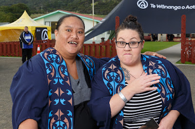 Photo from the TWoA Waiariki 2017 Graduations (Opotiki),  held at Torere Marae, Opotiki, New Zealand. Taken: Saturday 20 May 2017. Photo: Mike Walen / KeyImagery Photography