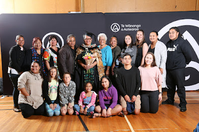 Photo from the TWoA Tainui 2017 Graduations (Ceremony 3),  held at Hamilton Boys' High School, Hamilton, New Zealand. Taken: Friday 21 April 2017. Photo: Kay Buchanan / KeyImagery Photography