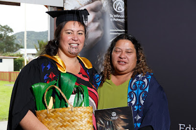 Photo from the TWoA Waiariki 2017 Graduations (Opotiki),  held at Torere Marae, Opotiki, New Zealand. Taken: Saturday 20 May 2017. Photo: Mike Walen / KeyImagery Photography